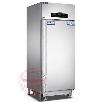 RTD750TC推车式 单门 智能双温热风循环消毒柜 304#不锈钢板材 无磁加粗层架