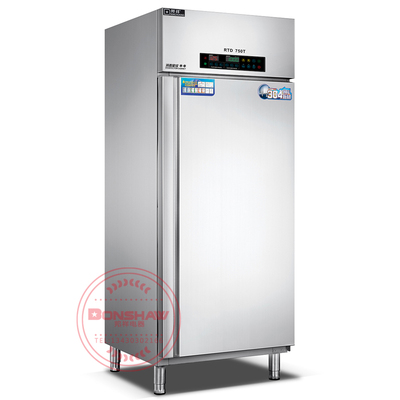 RTD750T 单门 智能双温热风循环消毒柜 304#不锈钢板材 无磁加粗层架